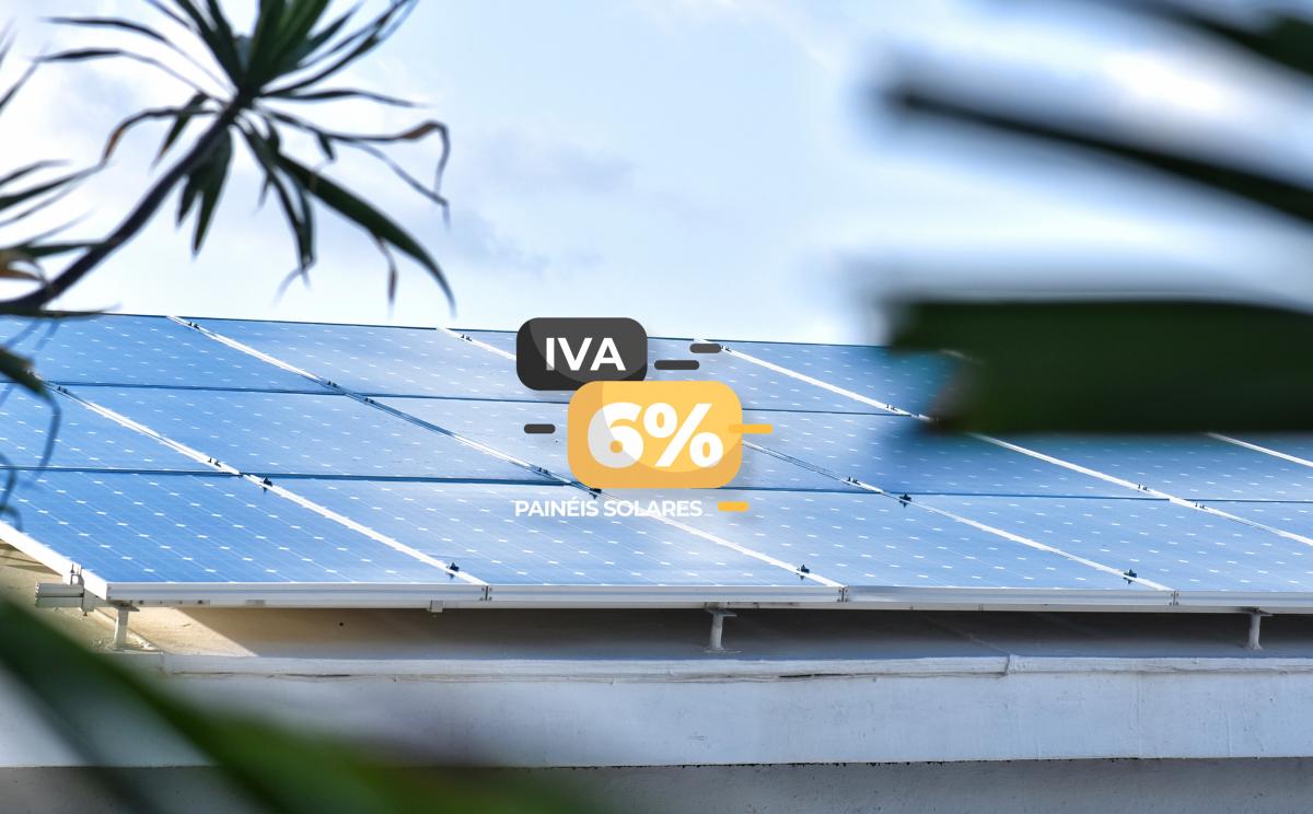 Taxa de IVA dos painéis solares desceu para 6% 